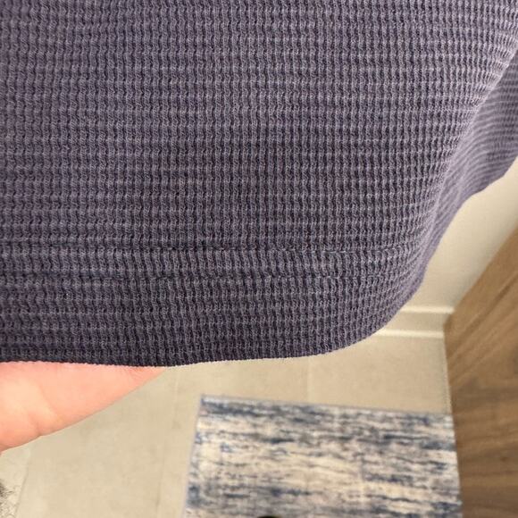 Old Ranch Men’s Waffle Knit Long Sleeve Shirt NWT | Navy | Size Small - Picture 7 of 9